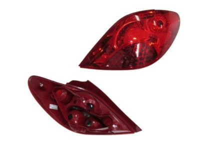 Права лампа задня peugeot 207 2006-2009 nowa фото №1