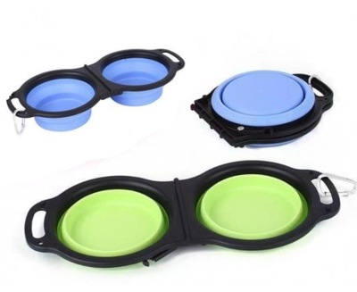 Miska dla psa turystyczna PODWÓJNA SKŁADANA