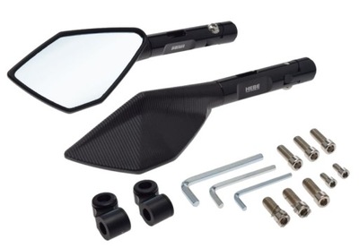 LUSTERKO CZARNE ALUMINIUM KPL UNIWERSALNE