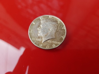 moneta 1/2 dolara - Half Dollar - USA - 1966 rok