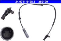 ATE SENSOR ABS PARTE DELANTERA BMW 1 E81 06- BMW 3 E90 04-/BMW 3 E91  