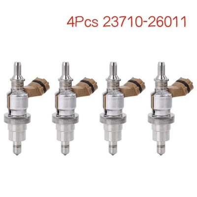 4PCS 23710-26012 FUEL INJECTOR PARA TOYOTA-COROLLA AURIS AVENSIS 1ADF~40350  