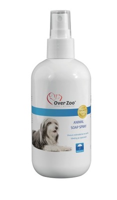 Over Zoo ANIMAL SOAP SPRAY Płyn Do Mycia Łap 250ml