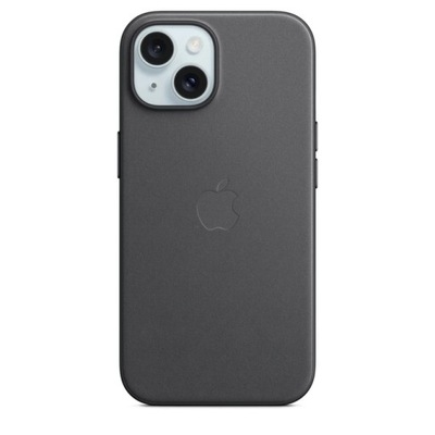 APPLE FINEWOVEN CASE MT393ZM/A IPHONE 15 BLACK ORYGINALNA PLOMBA