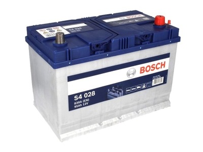 АКУМУЛЯТОР BOSCH S4 028 95AH 830A JAPAN ПРАВА +