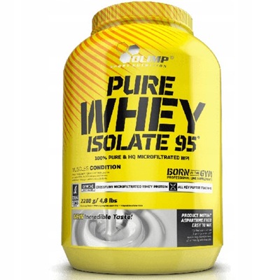 Olimp Pure Whey Isolate izolat białka WPI 2200g wanilia