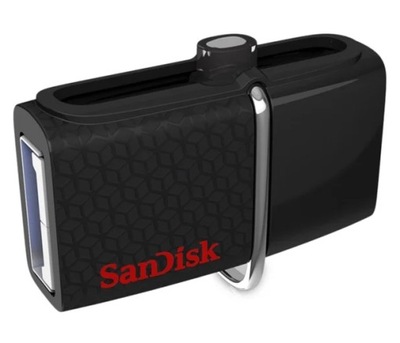Pendrive SanDisk Ultra Dual USB Drive 3.0 64 GB microUSB, USB 3.0 czarny