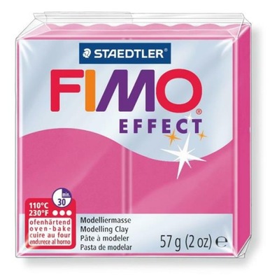 Modelina FIMO Effect 57g, 286 różowy kryształowy
