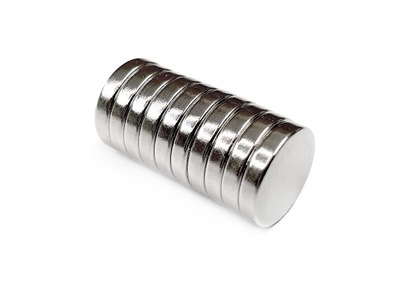 MAGNES NEODYMOWY MAGNESY 6x3 mm 10szt.