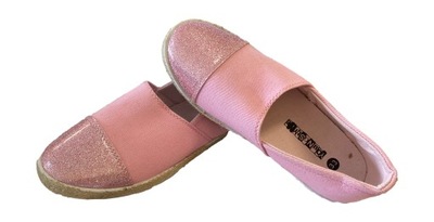 BUTY DZIEWCZĘCE espadryle róż *35 wkł. 21,5 cm U