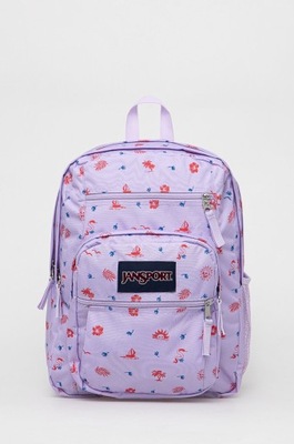 Jansport plecak kolor fioletowy duży wzorzysty EK0A5BAH1D91