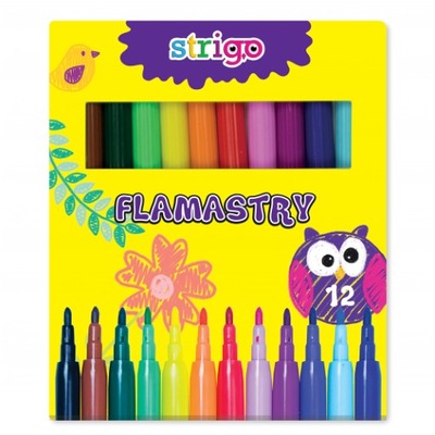 Flamastry Strigo 12 sztuk