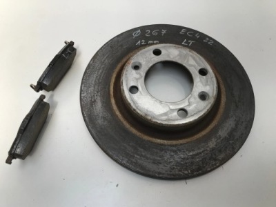 Citroen c4 iii e-c4 2022 диск тормозная задняя задняя 9827490780 фото №1