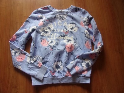 Bluza w kwiaty z napisem 12-14L H&M