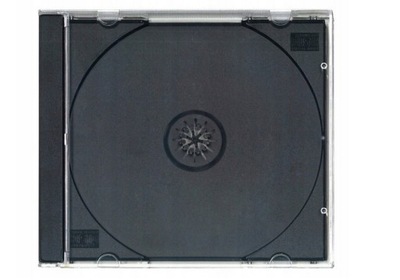 Pudełka na płyty CD x 1 STANDARD CZARNE 10 szt