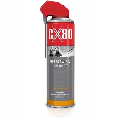 CX80 ON RUST 500ML ODRDZEWIACZ Błyskawiczny SPRAY