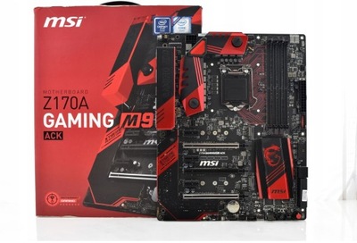 MSI Z170A Gaming M9 ACK lga1151 BOX GW 6m-cy SKLEP