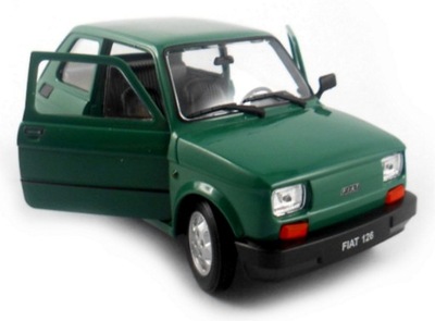 FIAT 126P MALUCH MODEL PRL WELLY 1:21 ZIELONY