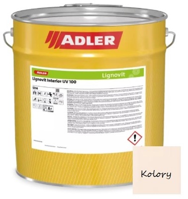 ADLER Lignovit UV 100 Lazura do Wnętrz 4kg KOLORY