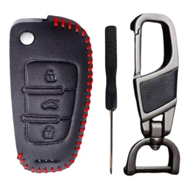 Корпус ключа pilot ключ чохол шкіряний audi a2 фото №1