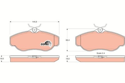 КОЛОДКИ HAM. LAND ROVER ПЕРЕД