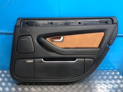 Audi a8 d3 обшивка обивка дверь правый задняя long фото №1