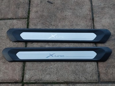 Молдинг накладка порог перед передняя x-line bmw x3 g01 фото №1