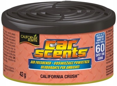 КЛАПАН ZAPACHOWA CALIFORNIA CAR SCENTS CALIFORNIA CRUSH 42G