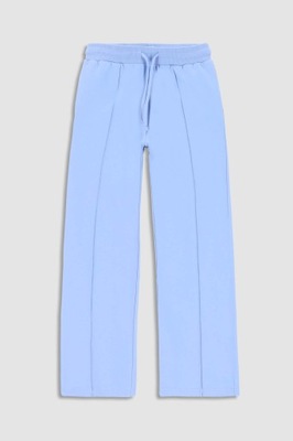 Dziewczęce spodnie dresowe błękitne 122 Mokida