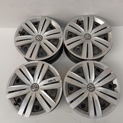 LLANTAS 5X112 16 VW TOURAN II + TAPACUBOS 4 PIEZAS (E9917) 