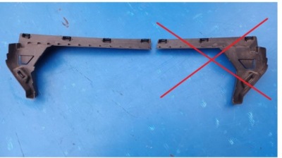 Renault оригінальний номер mou022771 решітка радіатора верхній решітка радіатора фото №1