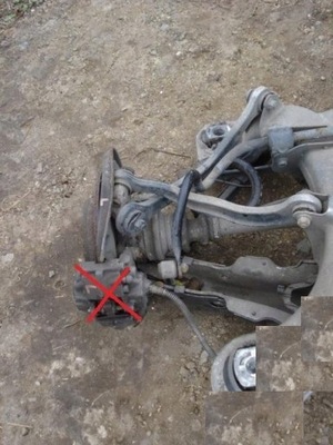 Mercedes s-klasa w220 поворотный кулак задняя левая рычаг фото №1