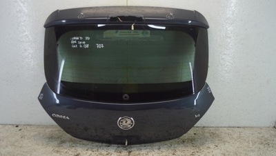 Opel corsa d кришка багажника задня код лакофарбового покриття z168 3d фото №1