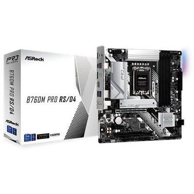 ASRock B760M PRO RS/D4 Rodzina procesorów Intel, Gniazdo procesora LGA1700,