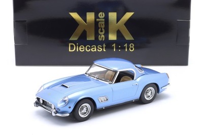 KK SCALE FERRARI 250 GT CALIFORNIA 1960 Blue 1:18