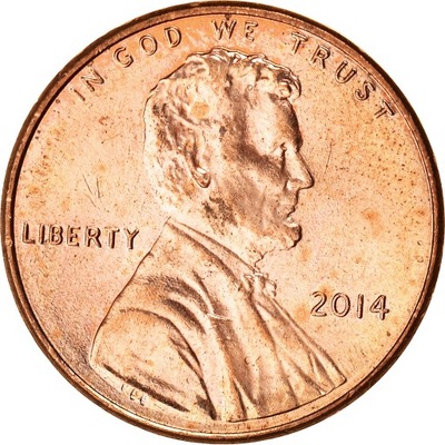 Moneta, USA, Cent, 2014, U.S. Mint, AU(50-53), Mie