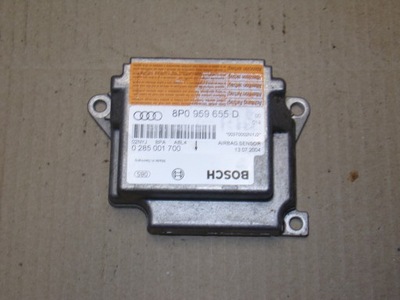 Датчик модуль air bag 0285001700 audi a3 8p фото №1