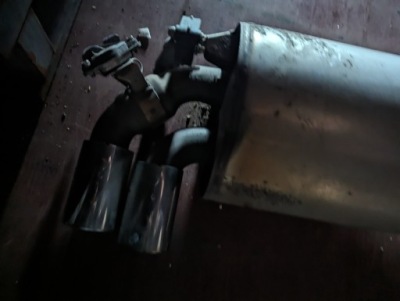 Bmw f31 f34 2.0d гаситель выхлоп фото №1