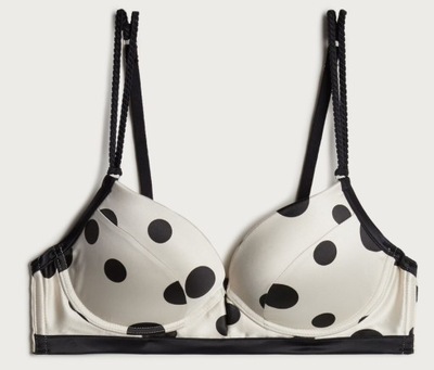 INTIMISSIMI biustonosz Mia Satin Dots Push-Up 80B