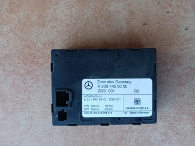 Модуль шлюз mercedes a2034450000 фото №1