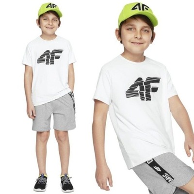 Koszulka chłopięca 4F dziecięca t-shirt sportowa