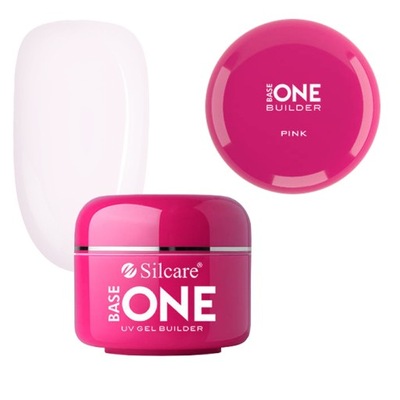 BASE ONE Żel budujący jednofazowy UV PINK 50g