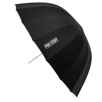 Parasol paraboliczny deep 180 cm czarno-biały PRO