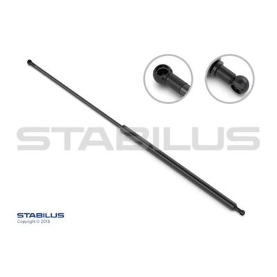 CF3440 STABILUS RESORTE DE GAS TAPONES DE MALETERO L/P LONGITUD MAX: 268MM, S  