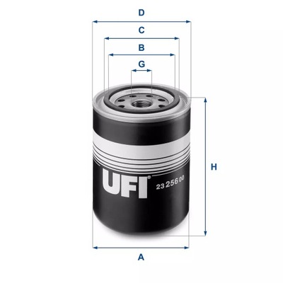 UFI 23.256.00 FILTER OILS  