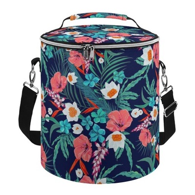 Tropical Palm Leaves Beach Cooler Bag