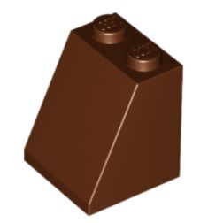 LEGO DACHÓWKA SKOS BRĄZOWA 2X2X2 NR 3678b