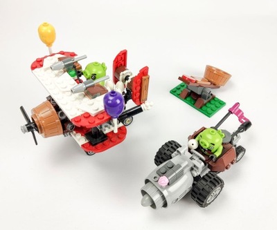 LEGO Elementy Angry Birds 75821 Ucieczka samochodem 75822 Atak samolotem