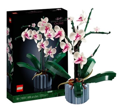 LEGO Creator Expert kwiat Orchidea zestaw klocków lego ELEGANCKIE KLOCKI