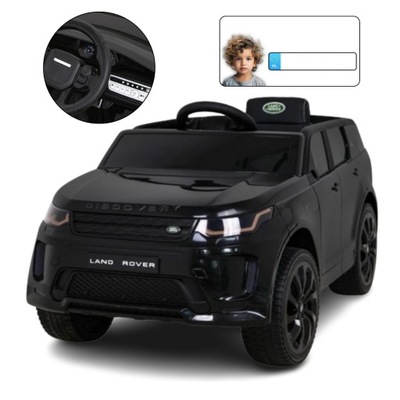 Auto na akumulator Pojazd Land Rover Discovery Sport Czarny dla dziecka